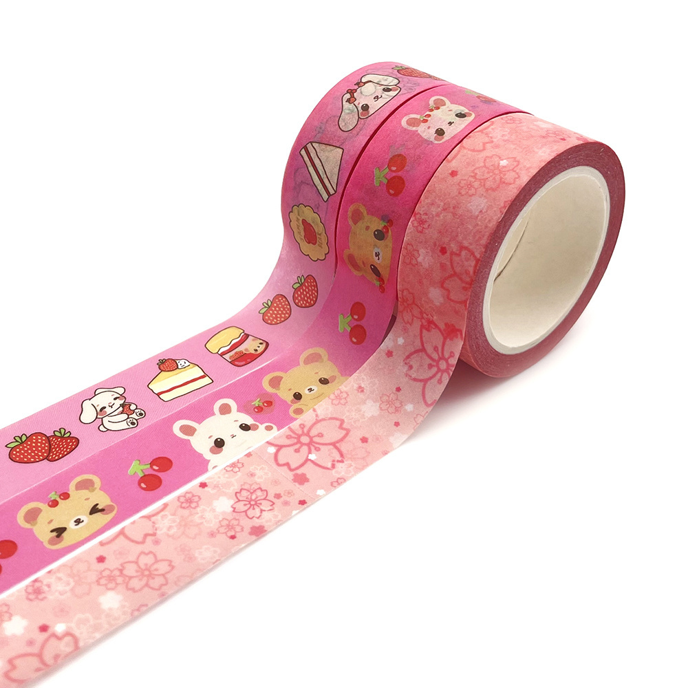 Wholesale custom printed Washi tapes Personalized design lovely pattern Indian Washi tape