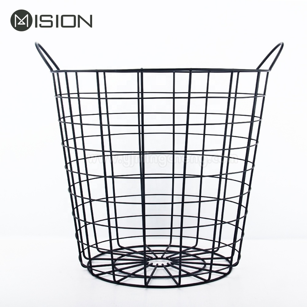 Copper storage large wire metal basket for laundry