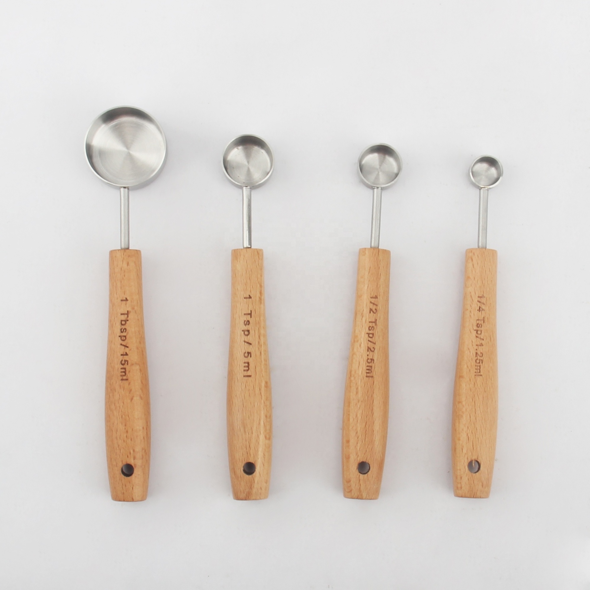 Wholesale Kitchen Cooking Baking Tool Silver Gold Mirror Polished Stainless Steel Measuring Spoons And Cups Set