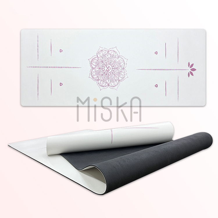 6mm white china wholesale 100% natural 5mm eco rubber gray logo foldable material branded thick extra large pu custom yoga mat