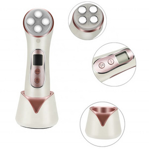 High quality rf ems multi-functional galvanic facial tool beauty equipment led face device beauty machine