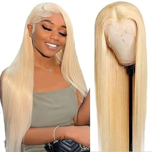 30 40 Inch Hd Brazilian Full Lace Human Hair Wig,100% Human Hair Hd Blonde 613 Full Lace Wig With Baby Hair,Full Lace Wig Vendor