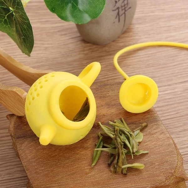 Creative Teapot-Shape Tea Infuser Strainer Silicone Tea Bag Leaf Filter Diffuser Teaware Teapot Accessory Kitchen Gadget