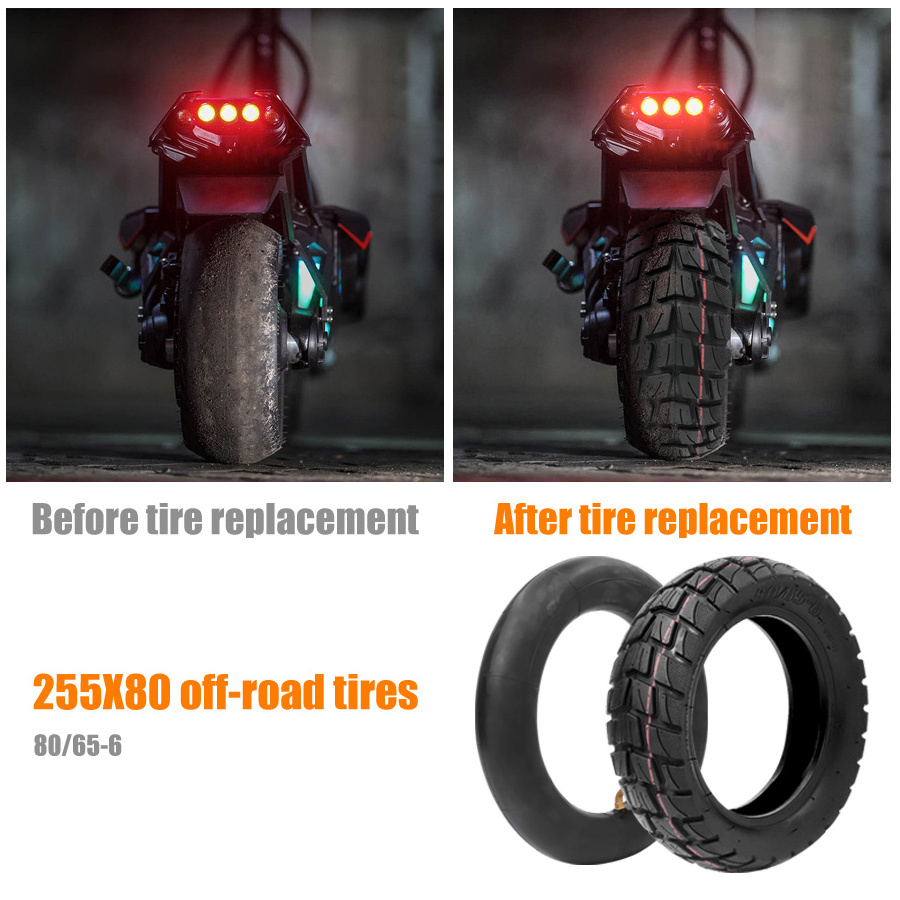 High Performance 10x3.0 Outer Tire 10x3.0 Tube Tyre Electric Scooter For KUGOO M4 PRO /For Go Karts ATV Quad Speedway Tyre