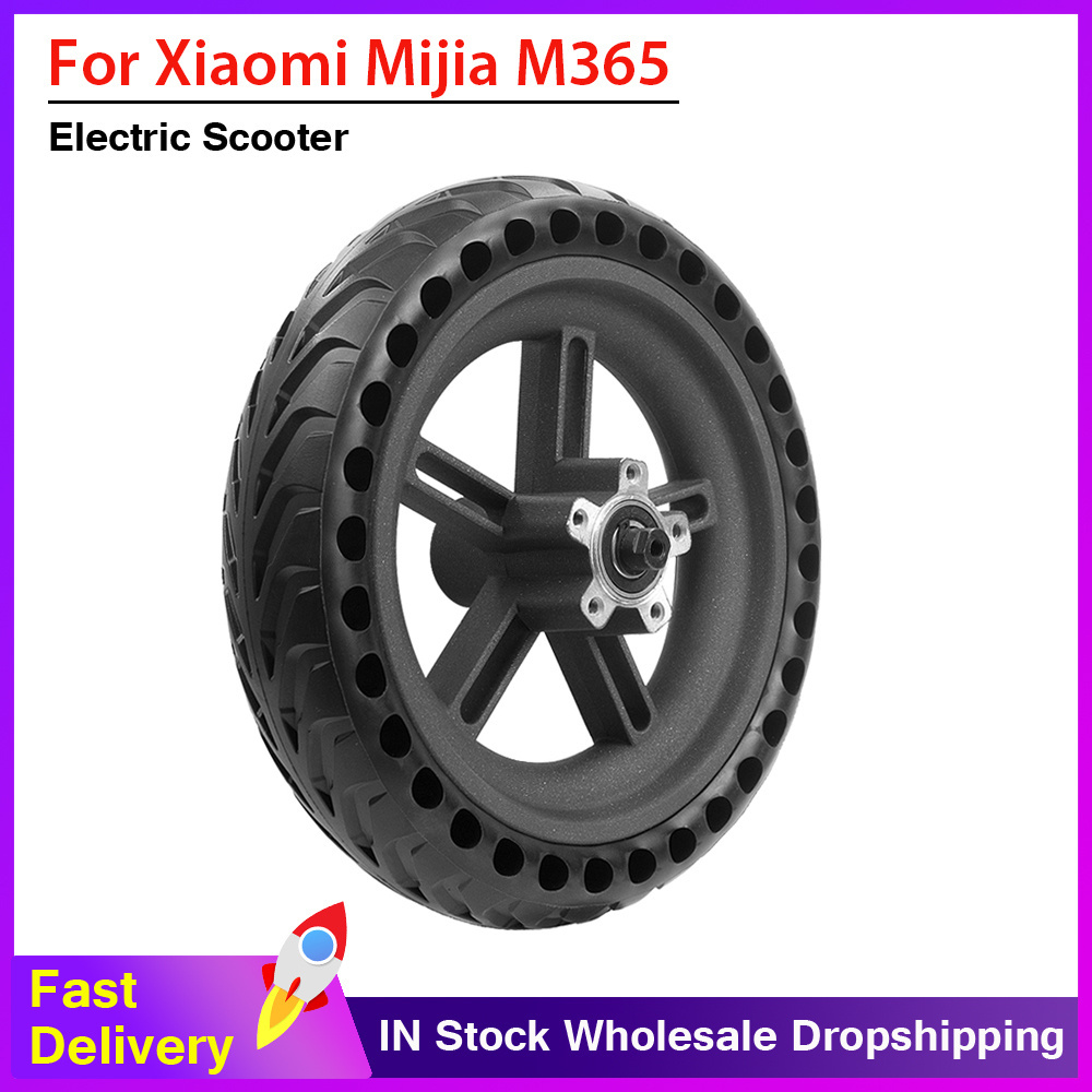 8 1/2x2 Electric Scooter Rear Wheels for Xiaomi Mijia M365 Electric Skate Board ExplosionProof Tyre 8.5 Inch Soild Tire Wheel