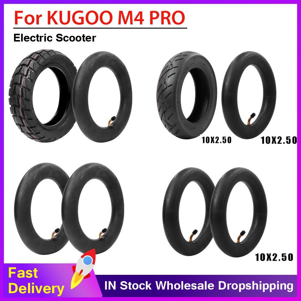 High Performance 10x3.0 Outer Tire 10x3.0 Tube Tyre Electric Scooter For KUGOO M4 PRO /For Go Karts ATV Quad Speedway Tyre