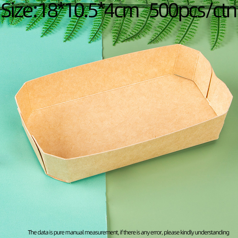 Disposable Fold Free Fruit Tomato Packaging Box Boat Box Color Printing Grape Packaging Box Paper Tray