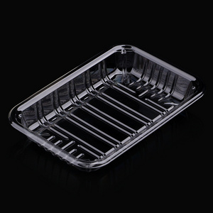 Boxes Packaging Tray Transparent Blister PET Plastic Food for Fresh Fruits and Vegetables Accept