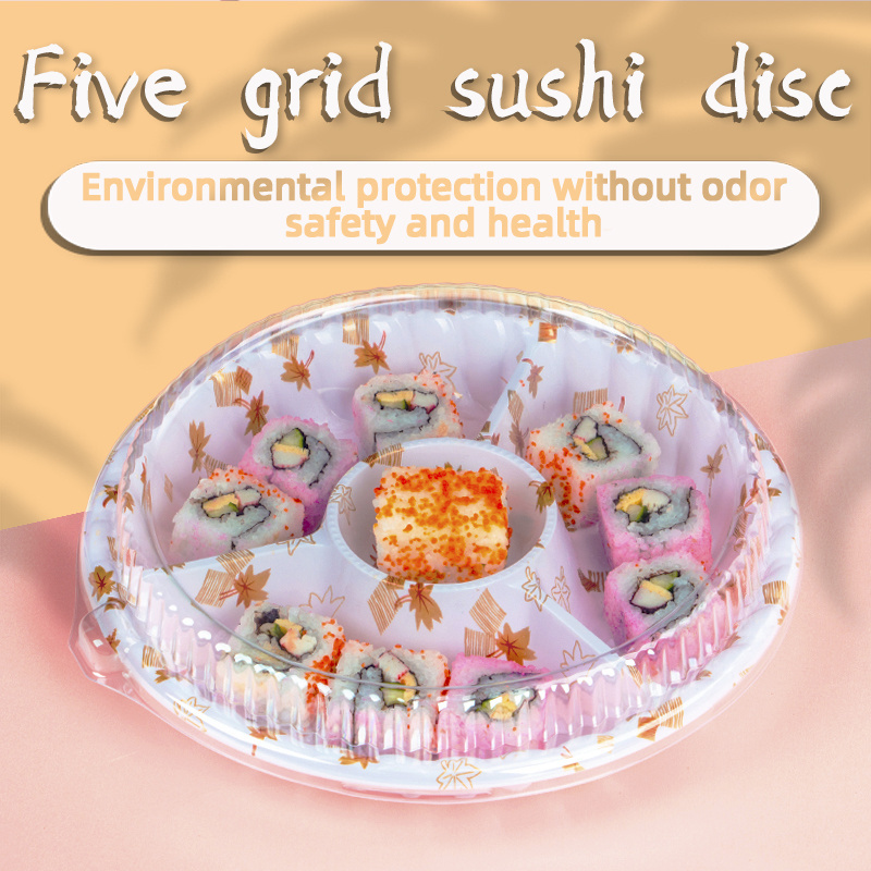 factory price sushi packaging biodegradable plastic container sushi tray