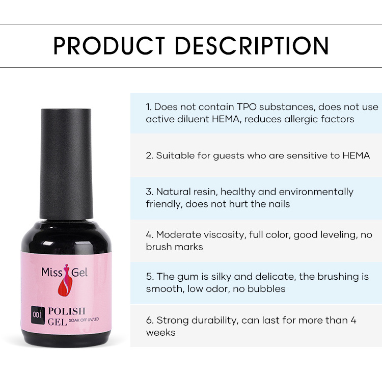 Wholesale Organizer 15ml Bulk Manufacturer Create Your Own Brand UV Vernis Nail Vegan Hema Free Gel Polish