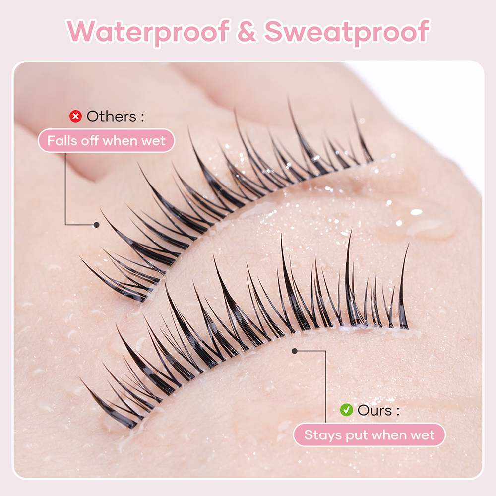 Korea private label 5ml eye lash glue high quality fast dry eyelash glue super strong waterproof glue for full strip lashes