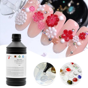 Wholesale Nail Glue 3d Printer Diy Clear Dip Curing Epoxy Curable Glue Hard UV Resin