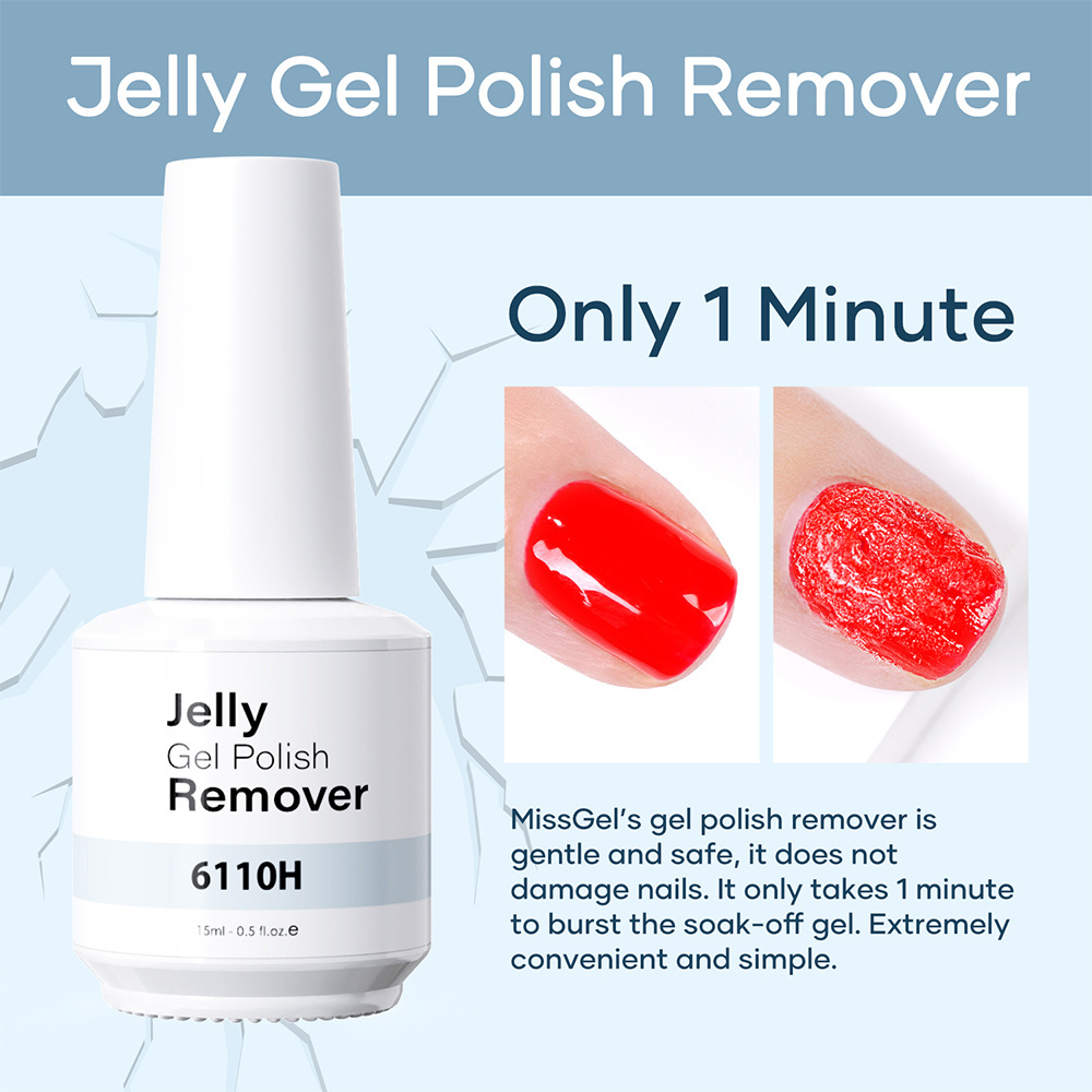 Popular Nail Care Harmless Vegan 15ml Magic Nail Polish Remover Gel Set OEM Private Label Magic Gel Polish Remover