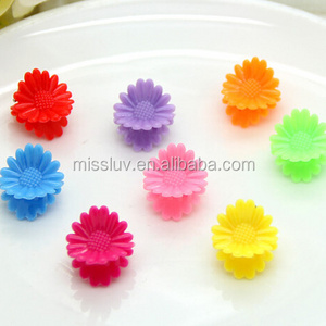 lovely children plastic sunflower hair claw clips cute kids candy color cartoon hair claw clips cheap baby hair accessories gift