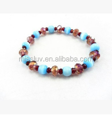 cat eye natural stone bracelets rough stone semi-precious stone bracelets jewelry