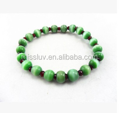 cat eye natural stone bracelets rough stone semi-precious stone bracelets jewelry