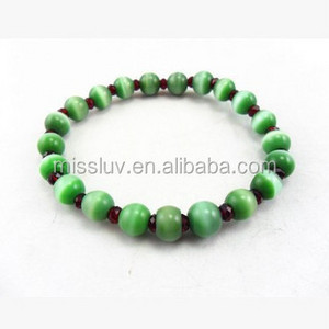 cat eye natural stone bracelets rough stone semi-precious stone bracelets jewelry