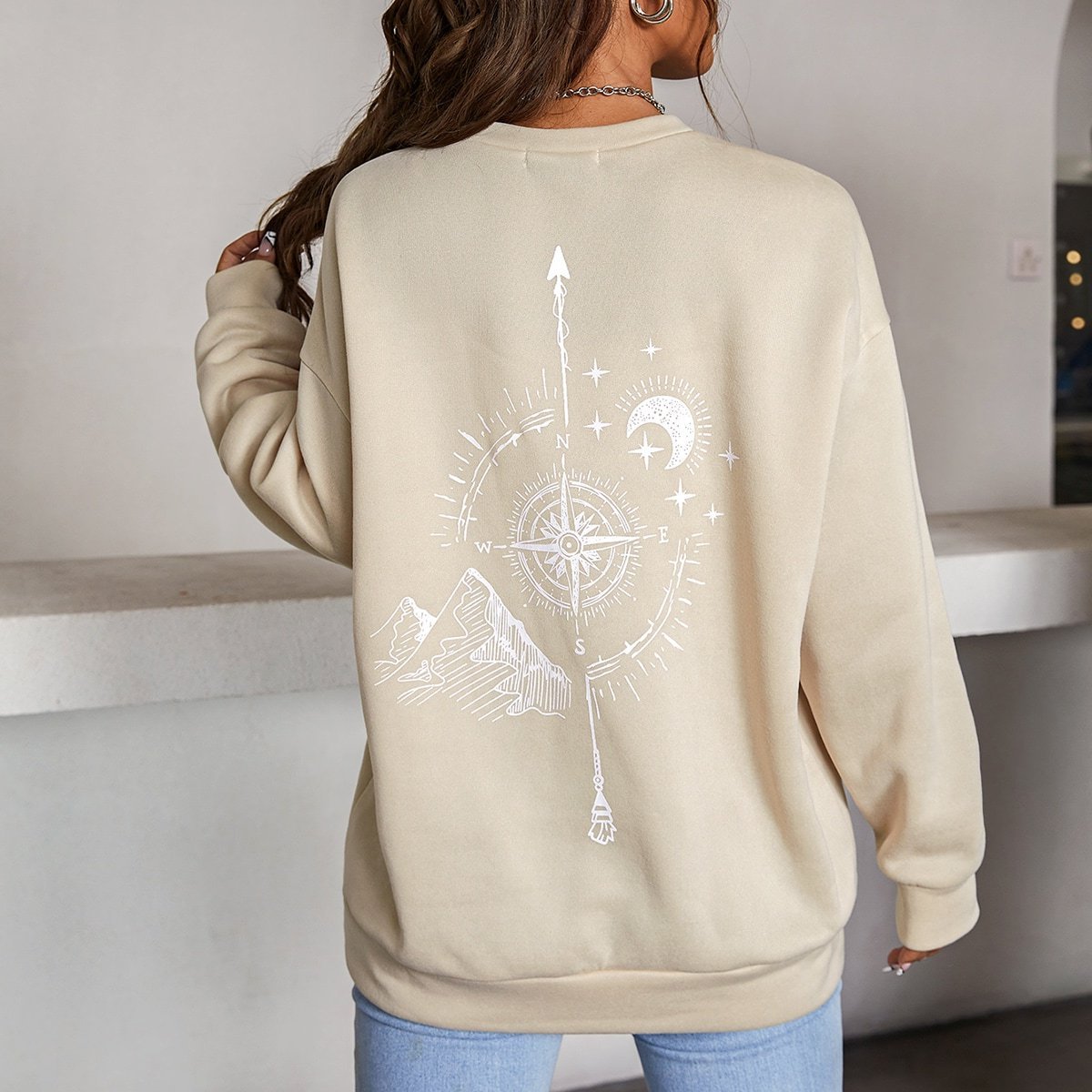 Custom Printed Hoodies OEM Unisex Streetwear oversized pullover crop plush hoodie long tunic for woman sweatshirt