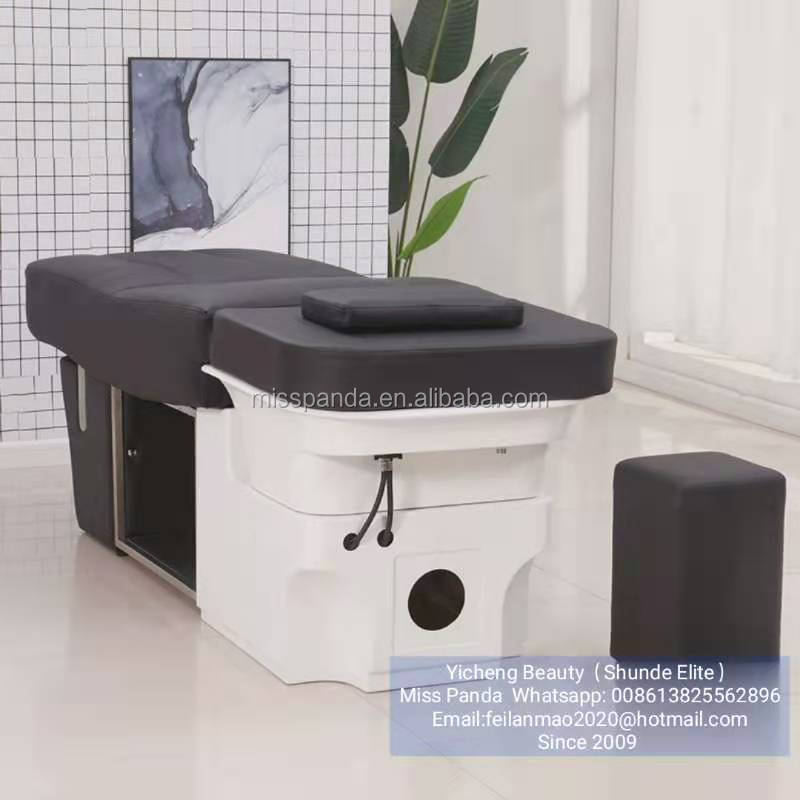 New Barbershop Shampoo Bed Ceramic Basin Hair Salon Special Thai Massage Shampoo Bed Salon Furniture Massage Table Modern