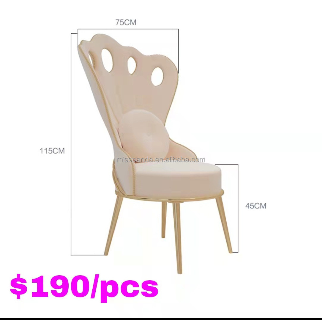 Yicheng beauty Hot Single Armchair Wait Living Nordic Bedroom Lounge Balcony Leisure Set Metal Sofa Chair nail beauty salon