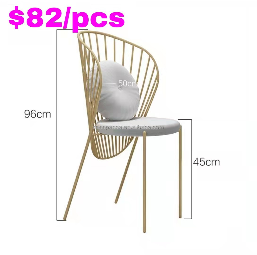 Yicheng beauty Hot Single Armchair Wait Living Nordic Bedroom Lounge Balcony Leisure Set Metal Sofa Chair nail beauty salon