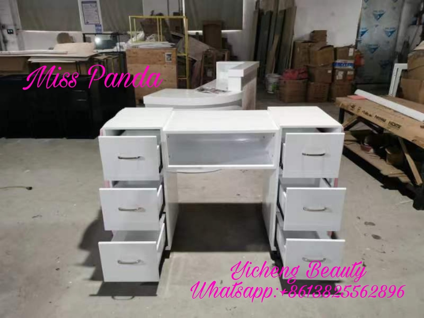 Factory high quality cheap manicure table used manicure table nail manicure marble top table with low price and good service