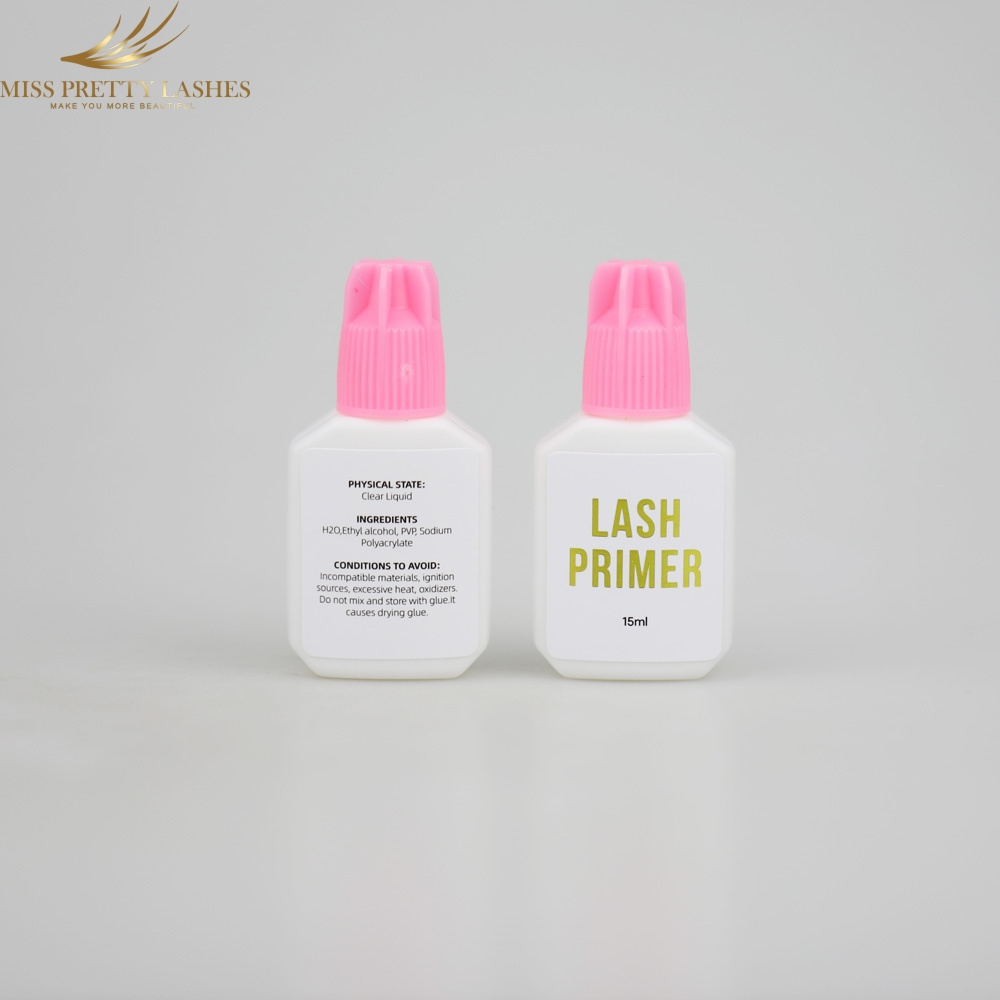 Korea Best Selling Good Product 2023 Primer Eyelash Extension Glue Primer 15Ml Useful Item As A Helper For Making Glue Stronger