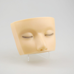 High Quality Silicone Eyelids Mannequin For Display Eyelash Extension Mannequin Head Eyelash Training