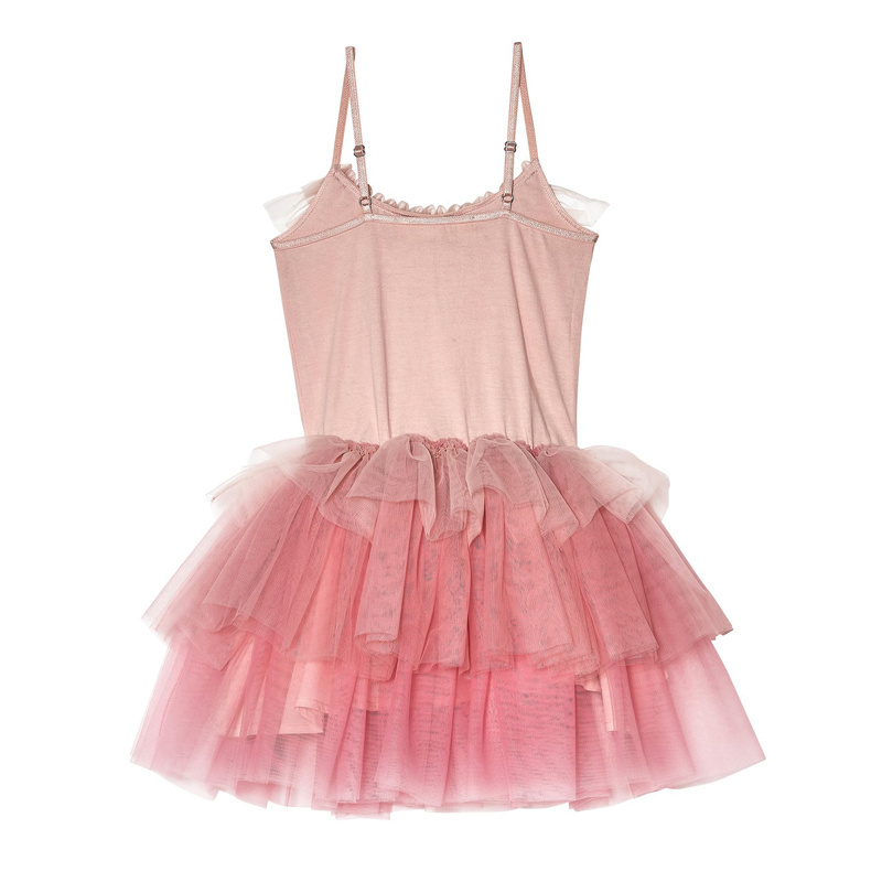 Fashion hot selling quality Custom brand Birthday gift lovely tulle kids dress baby tutu dress