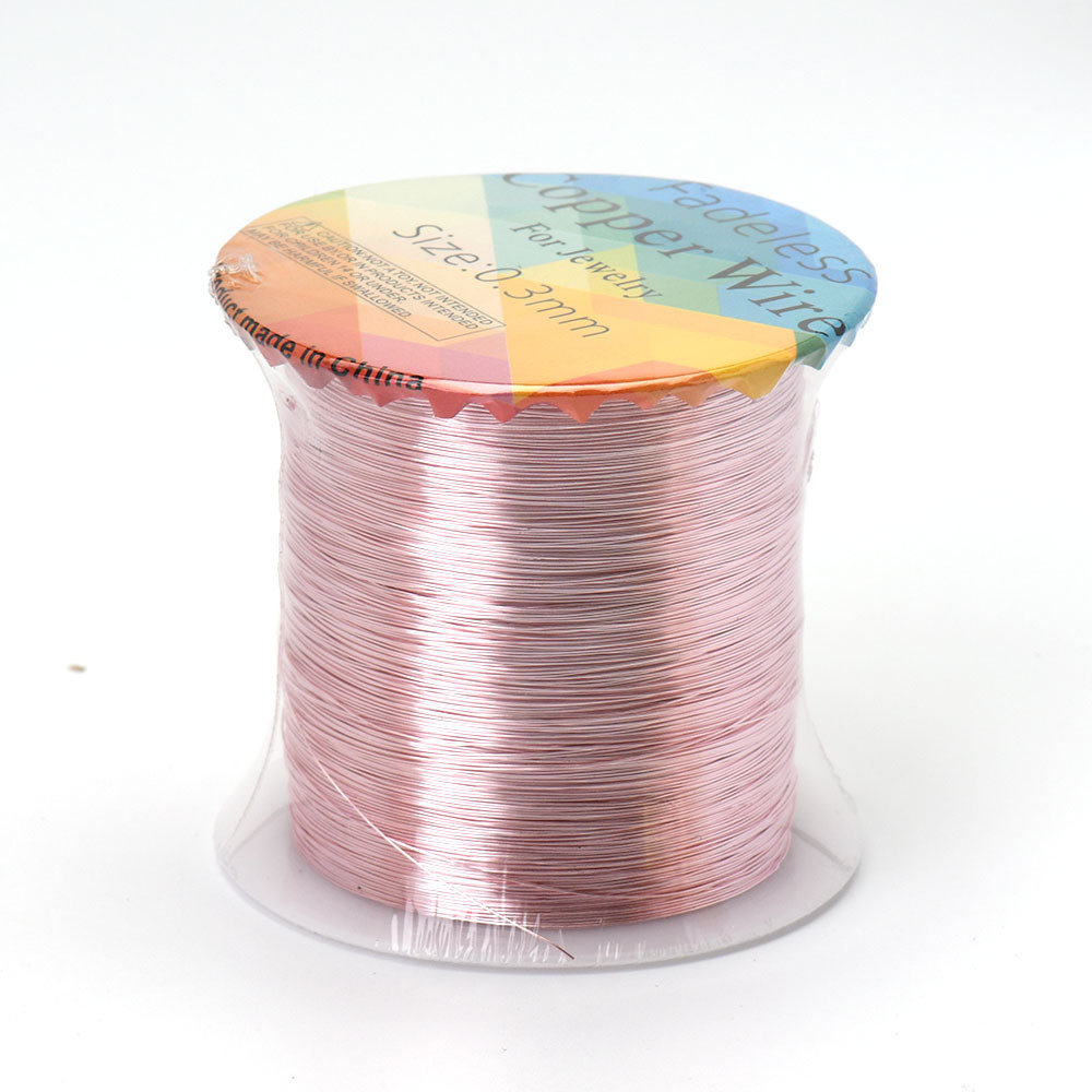 Wholesale Not Fade Gold Silver Plated Beading Wire DIY Craft Copper Wire For Jewelry Making 0.2-1mm Customize Large Reels