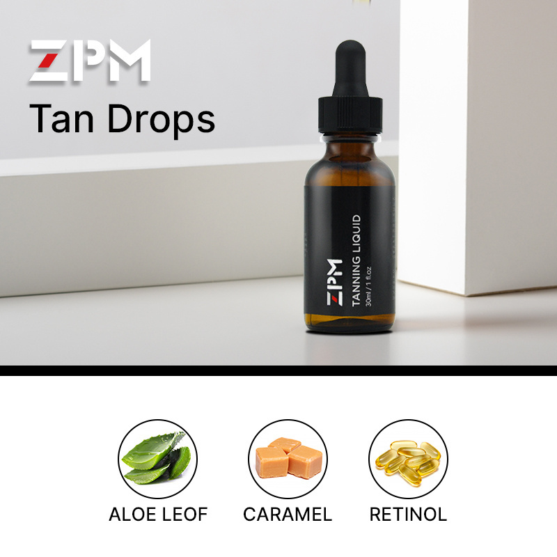 ZPM OEM/ODM Private Label Natural Organic Self Tanning Water Mist Match Professional Spray Tan Machine Use