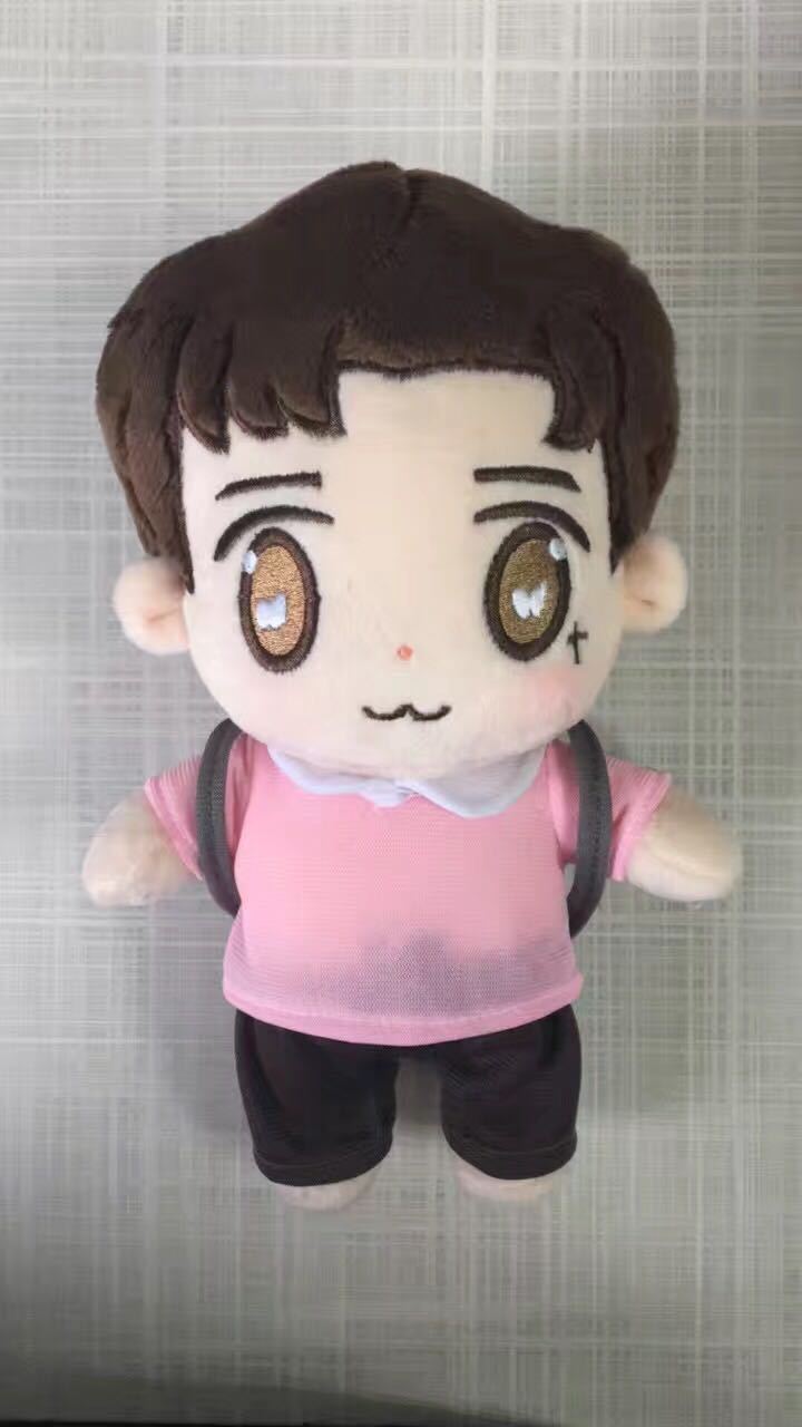 Custom Korean Plush Toy Star Doll Stuffed Toy Kpop Plush Doll With Low MOQ