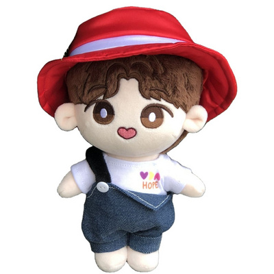 Custom Korean Plush Toy Star Doll Stuffed Toy Kpop Plush Doll With Low MOQ