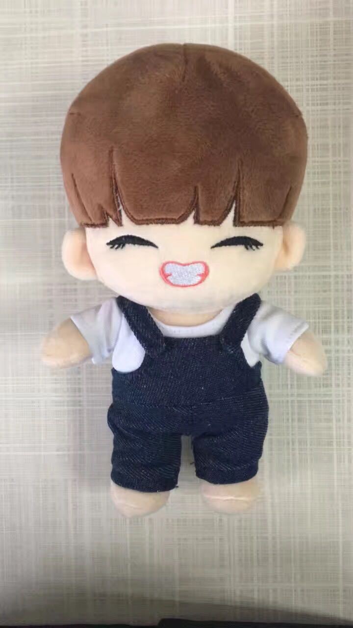 Custom Korean Plush Toy Star Doll Stuffed Toy Kpop Plush Doll With Low MOQ