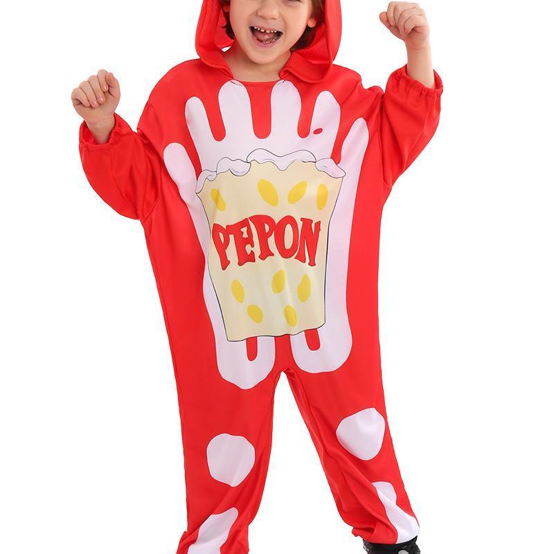 2024 New Children's School Stage Performances French Fries Cosplay Halloween Food Costumes