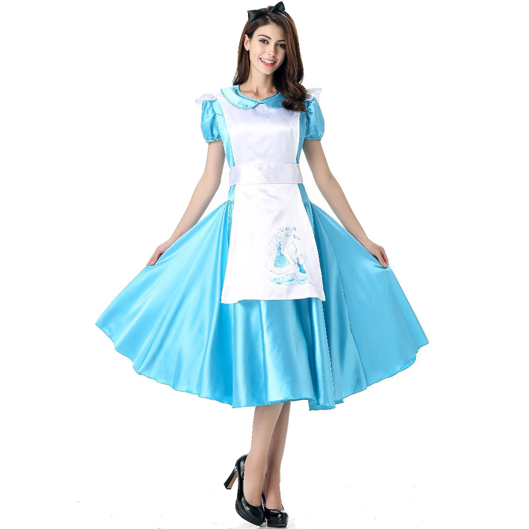 Halloween costume Wonderland cosplay sexy maid costume Cosplay stage costume