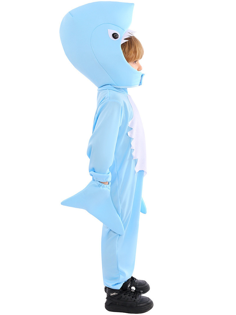 New Stage Show Children's Halloween Animal Onesie Shark Cosplay Costume Kindergarten