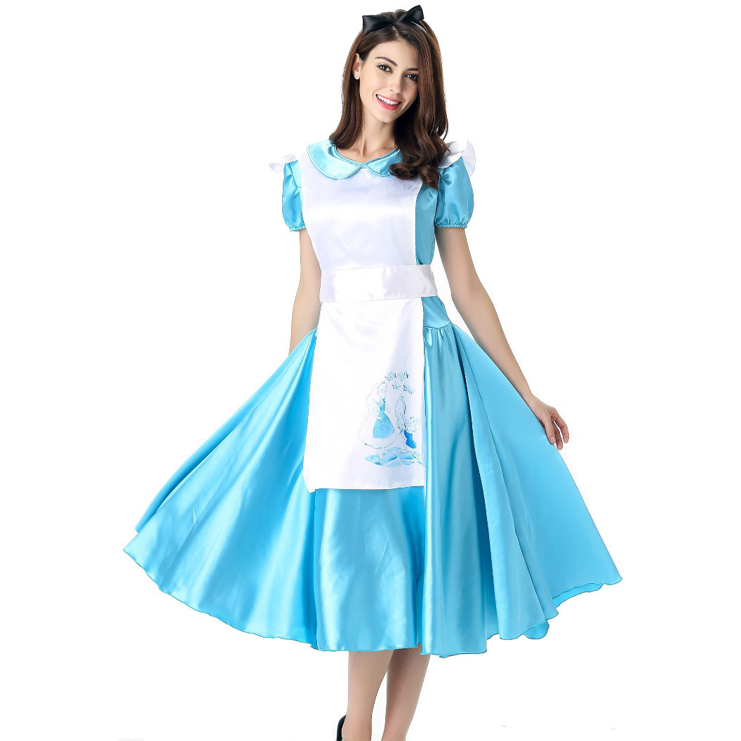 Halloween costume Wonderland cosplay sexy maid costume Cosplay stage costume