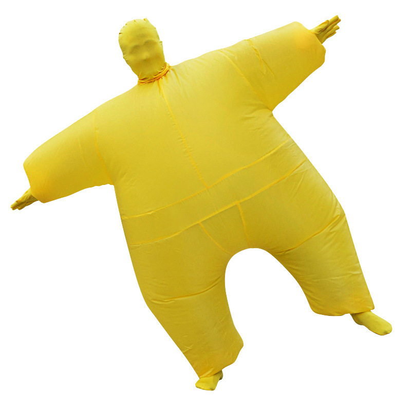 Festival Party Funny Stage Show Halloween Costume Onesie Big Fat Whitefish Inflatable Suit