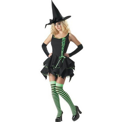 Role play sexy witch female demon dress uniform COSPLAY foreign trade European and American Halloween witch costumes