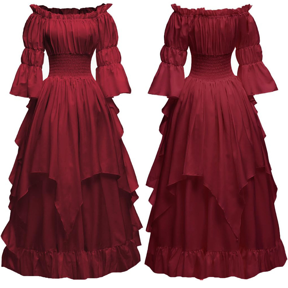 Women's Gothic witch dress Medieval Renaissance Victorian