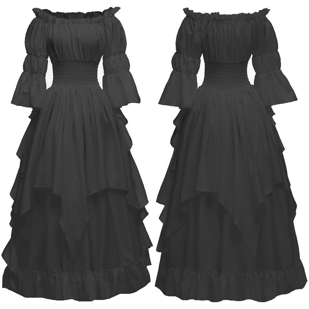 Women's Gothic witch dress Medieval Renaissance Victorian