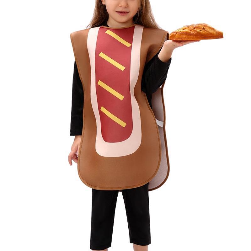 Christmas Hot Dog Sausage Cosplay Costume School Stage Children's Bread Onesie