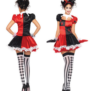 Clown circus clown role-playing Halloween cosplay dance stage costume