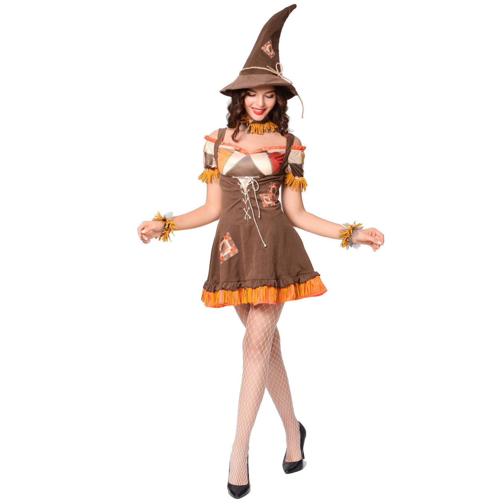 Dance cosplay clown witch costume drama stage performance costume Halloween costume