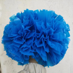 4 Inch Stage Performance Sports Meet Double-headed New Handle Poms Team Game Pom Poms Cheerleading