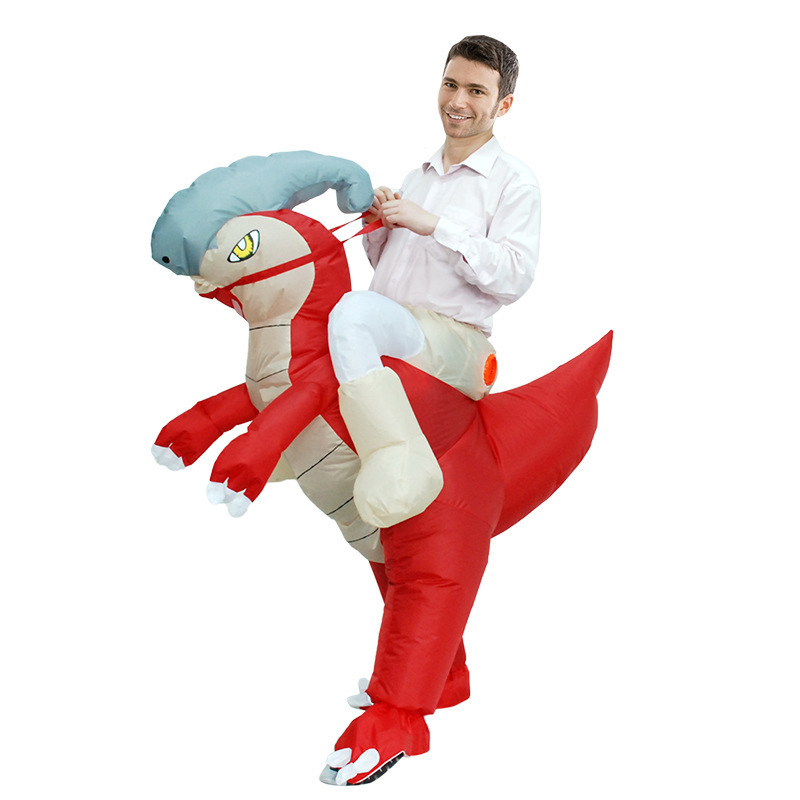 Festival Play Halloween Costume Dinosaur Funny Show Inflatable Wear