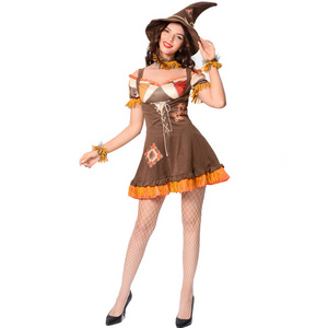 Dance cosplay clown witch costume drama stage performance costume Halloween costume