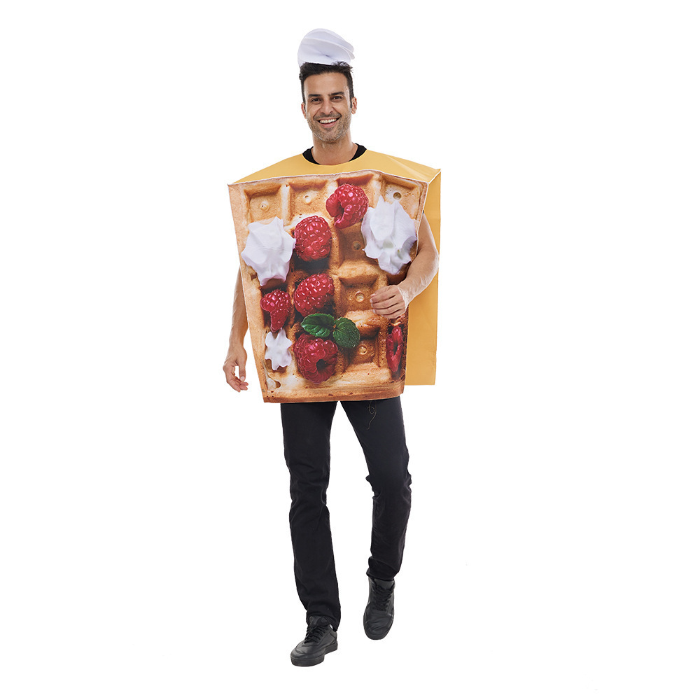 Hot Waffle Bar Party Halloween Fun Food Costume