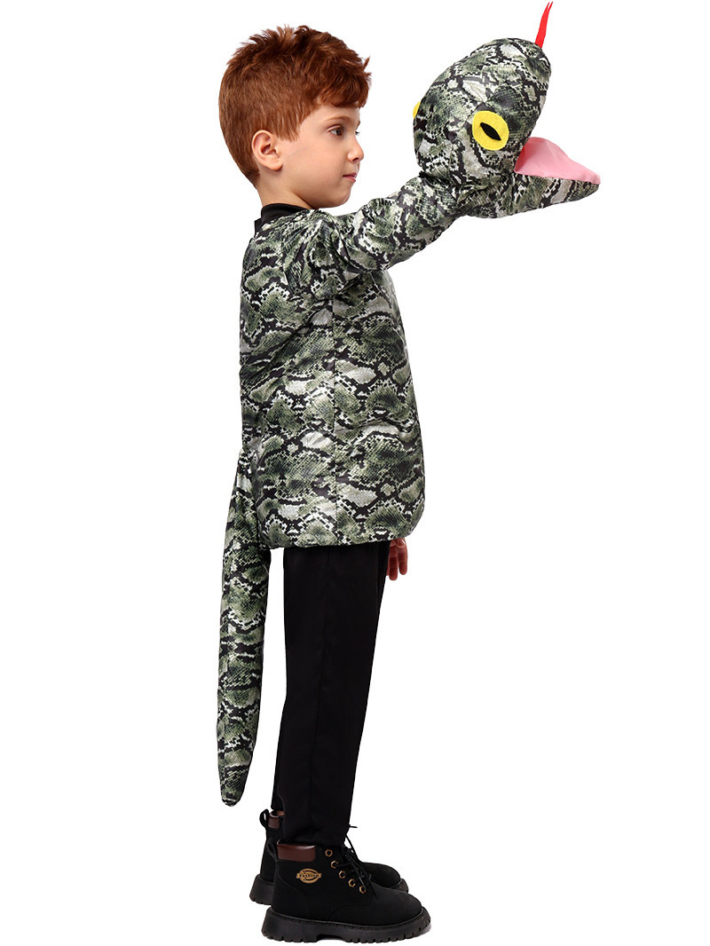 Halloween Python Costume Kindergarten Animal Role Play Performance Children's Onesie